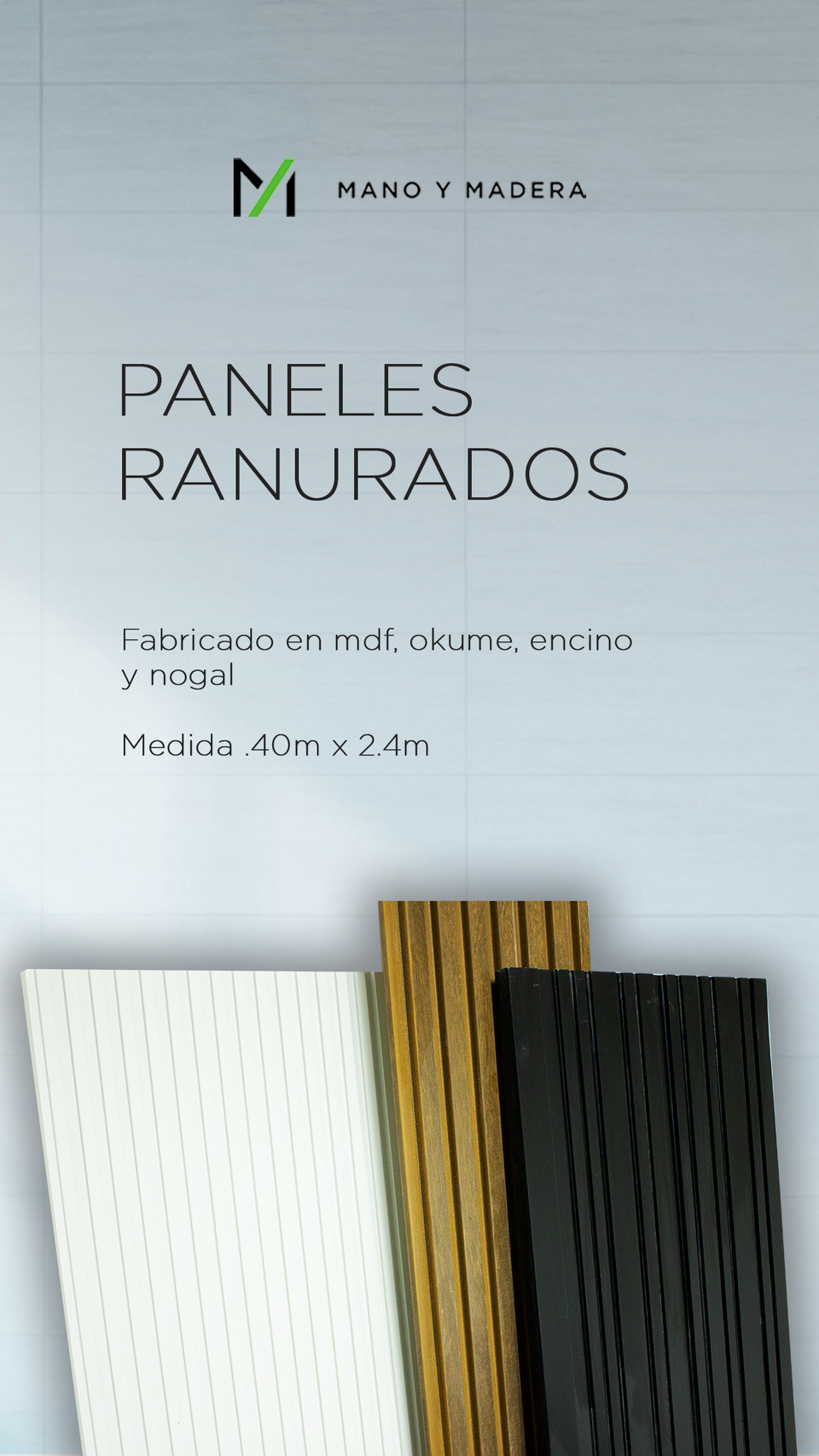 Paneles Ranurados